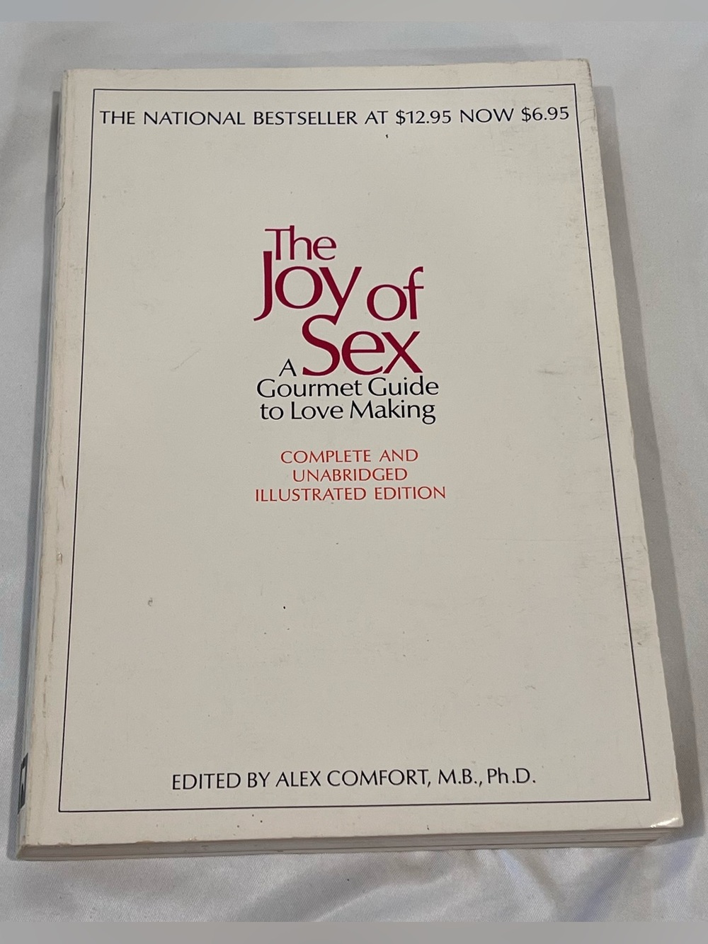 Vintage The Joy of Sex Alex Comfort Illustrated Paperback Book